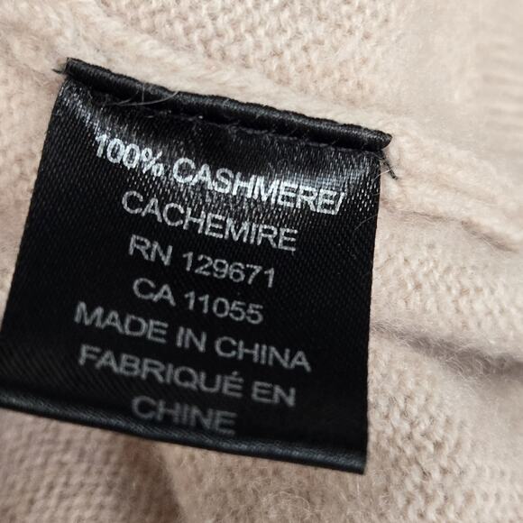 360 Cashmere Wrap Sweater Womens Large Light Pink V-Neck Surplice Balletcore - Picture 5 of 9